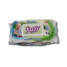 PA╤ITOS HUMEDOS  TAFFY BABY  72 PCS