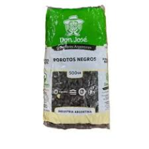 FRIJOL NEGRO 500 GRS   M/DON JOSE