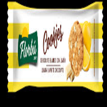 GALLETA COOKIES LIMON+CHOCO BLANCO 120gr FLORBU