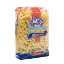PASTAS ALIMENTICICAS MACARRON PLUMA MIAU 500g