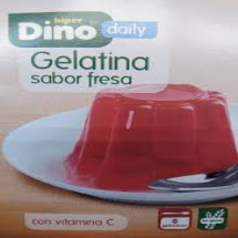 170gr, Gelatina sabor Fresa.