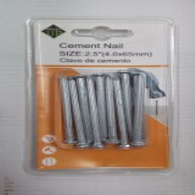Set de 10 clavos hormigón 65 mm