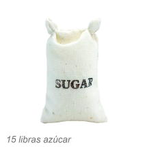 15 libras azúcar