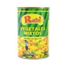 425gr,  Vegetales Mixtos en Agua y Sal.