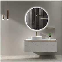 Espejo para baño Oporto Ø 60 cm con luz LED
