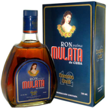 700 ml-Ron añejo oscuro MULATA de CUBA