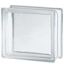 Bloque de vidrio transparente