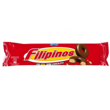 Aros de chocolate negro, Filipinos 128gr.