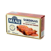 Sardinas en salsa de tomate, 120 g
