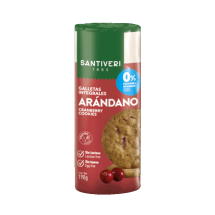 Galleta Digestive/arándanos 0% azúcar SANTIVERI 190 g