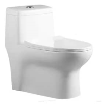 MUEBLE SANITARIO BLANCO SIFÓNICO DE UNA PIEZA   M/SM, INCLUYE TAPA DEL SANITARIO