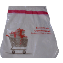 Bolsa con bolsillo de factura y con impresión a una cara(+ 2 colores)