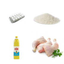Combo Huevos(15und)+Pollo(2kg)+Arroz(1kg)+Aceite(1litro)