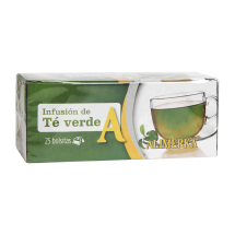 Té verde ALIMERKA paquete de 25 sobres