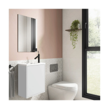 Mueble de baño colección Loft, con lavabo y espejo