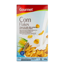Cereal Corn Flakes 500 GR, GOURMET.