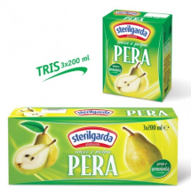 Jugo pulpa de Pera Sterilgarda 3x200ml MSTERILGARDA