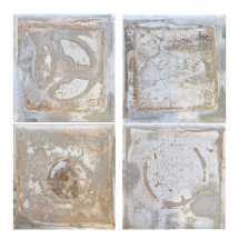 Losa cerámica Mainzu metallo grey 20x20 cm