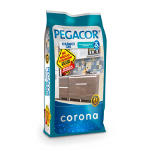 Cemento Cola Pegacor Cerámico, 25 kg, CORONA
