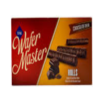 Wafer Master Rollos con crema de chocolate 65 gr