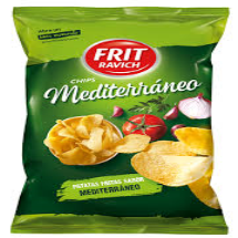 CHIPS ESTILO MEDITERRANEO FRIT RAVICH BOLSA 125 GR 