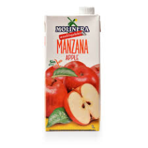 Néctar de  Manzana sin azúcar Brik  1 L   Molinera