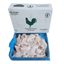  Caja de muslos de pollo, 15 KG.