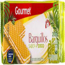 Galleta Gourmet Barquillo Coco 200G