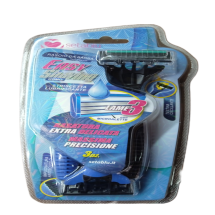 (MLC) MAQUINA P/AFEITAR HOMBRE 3 HOJAS ''''EASY SHAVING''''   M/SETA BLU