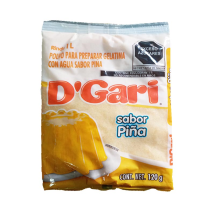 Gelatina sabor piña, 120 g