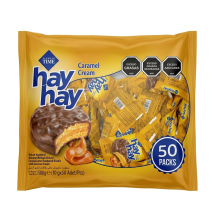 Hay Hay Sandwich galleta c/chocolate c/crema caramelo 500g