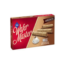 Wafer Master Rollos con crema de capuchino 65 g