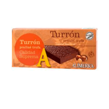 Turrón Praline Trufa Calidad Suprema ALIMERKA, estuche 200 g