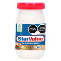 Mayonesa Star Value reducida en grasa, 390 g