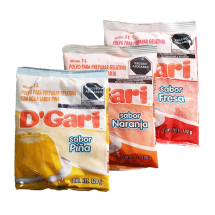 Gelatinas de varios sabores