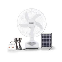  VENTILAOR DE MESA DE 16'''' RECARGABLE, MOD RA16RSL  CON BETERIAS Y PANEL SOLAR   M/ROYAL
