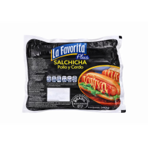 Salchicha de Cerdo-Pollo 340 grs LA FAVORITA  