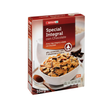 Cereales especial Integral con chocolate SPAR, 350 Gramos