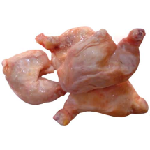 Muslo y contramuslo con porción dorsal, paquete sin clasificacion de peso, aproximadamente 1 kg