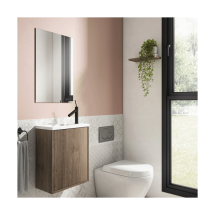 Mueble de baño colección Loft, con lavabo y espejo