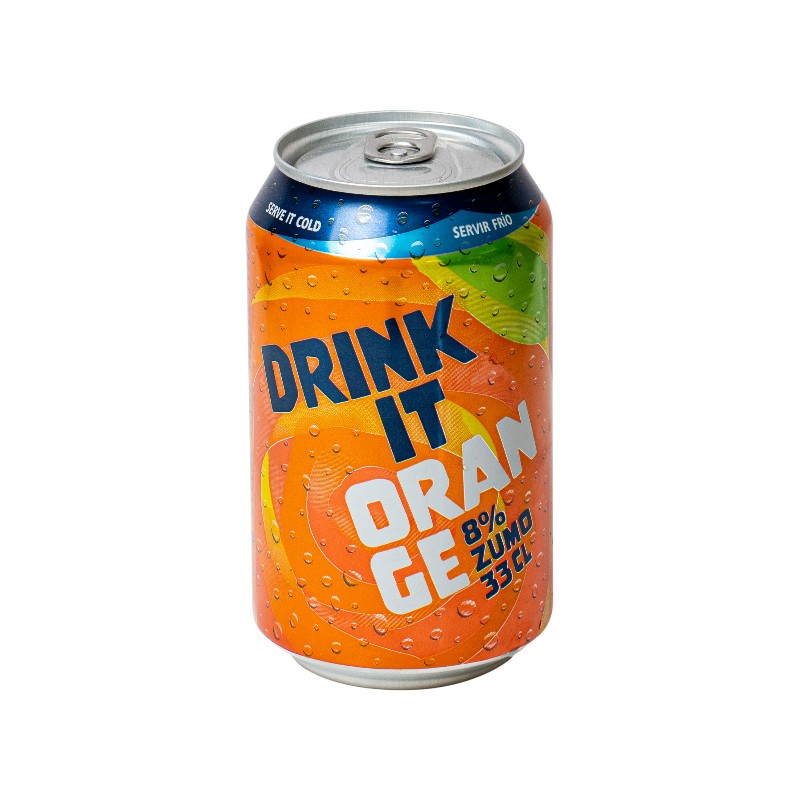 Refresco Drink IT Naranja 330 ml 
