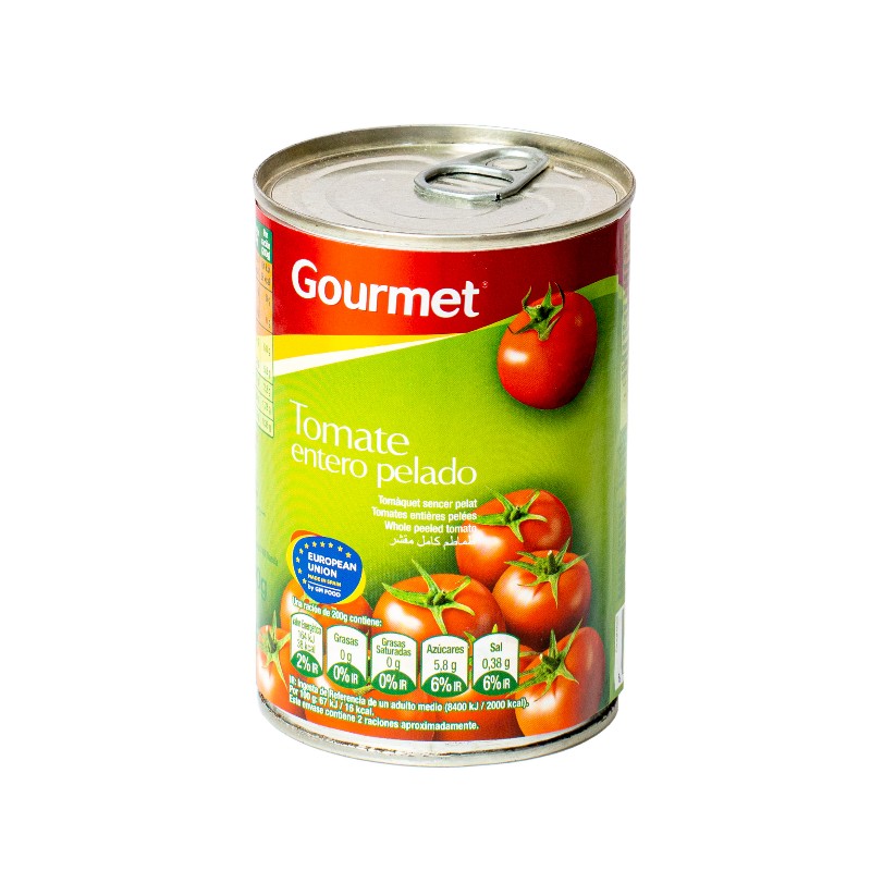 Tomate Gourmet Entero Pelado 240 gr
