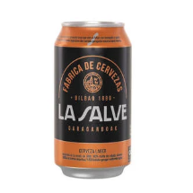 Cerveza Lager, 330ml Lata, SALVE