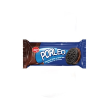 Galletas Porleo 50gr - galletas de chocolate rellenas de vainilla selladas