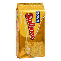 Galletas Goya Saltines con sabor artificial a Queso y Mantequilla 