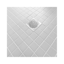 Mosaico Dover blanco 5x5 antideslizante 30.6 x 30.6 cm. 
