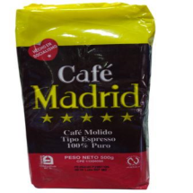 CAFE MOLIDO 100% PURO ARABICA 500G M.MADRID