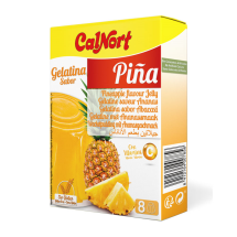 Gelatina sabor piña, 170 g, (2 U)