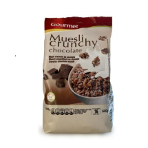 Cereal Muesli Crunchy chocolate, 500 gr, GOURMET.