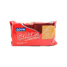 Galletas Saltines Saladas Tradicionales paquete 220g  marca goya